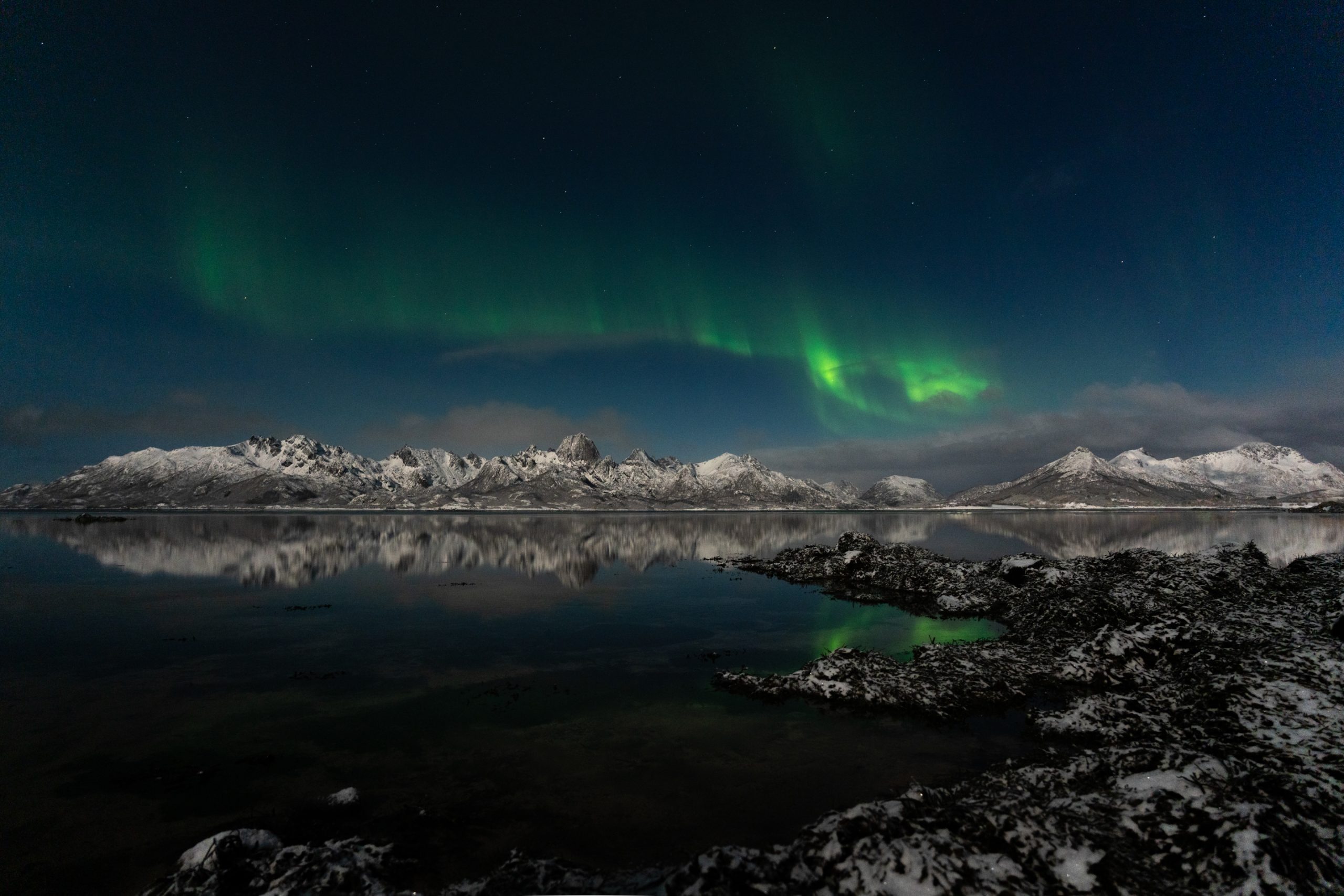 Aurores boréales en Norvège