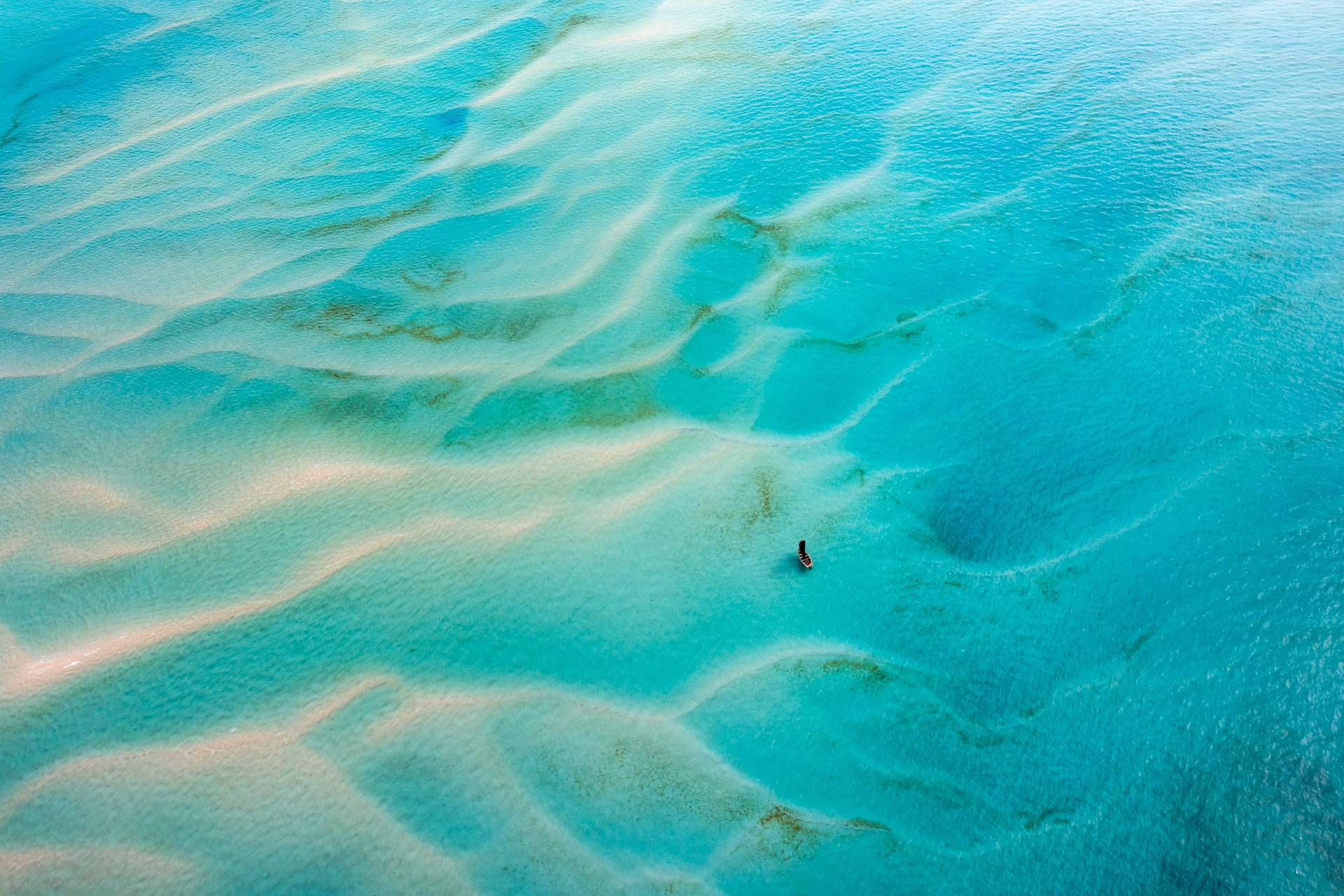 Plage paradisiaque au Mozambique